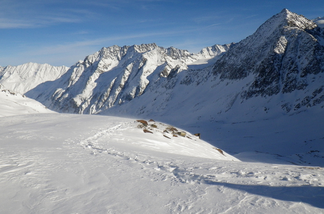 Start of ski season in the Ötztal Alps