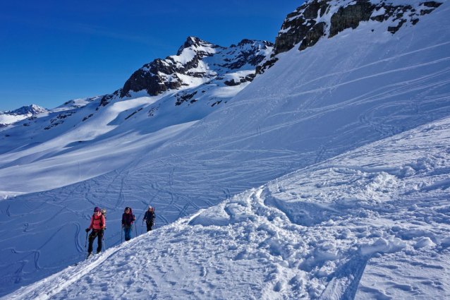 Silvretta Superdurchfahrt, zapadlé údolí Klostertal