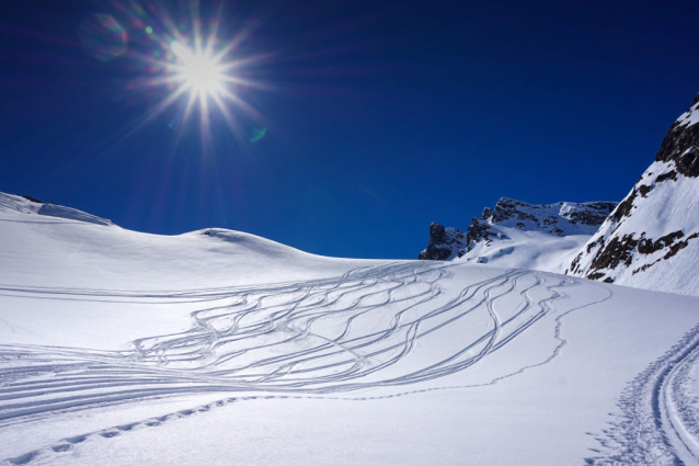 Silvretta Superdurchfahrt, zapadlé údolí Klostertal