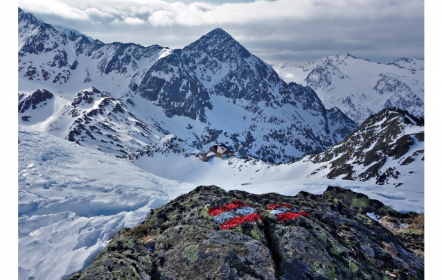 Skialpinistický přechod Stubaiských Alp