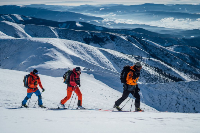 Na skialpech přes slovenské hory