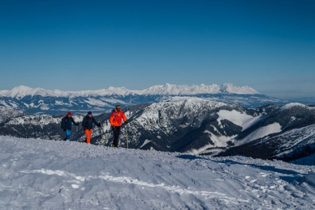 Na skialpech přes slovenské hory