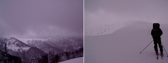 Velká Fatra ve vichřici na skialpech