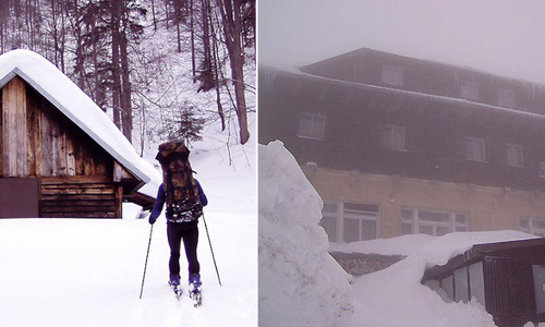 Velká Fatra ve vichřici na skialpech Velká Fatra ve vichřici na skialpech