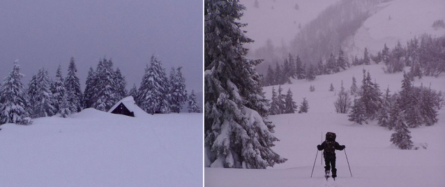 Velká Fatra ve vichřici na skialpech