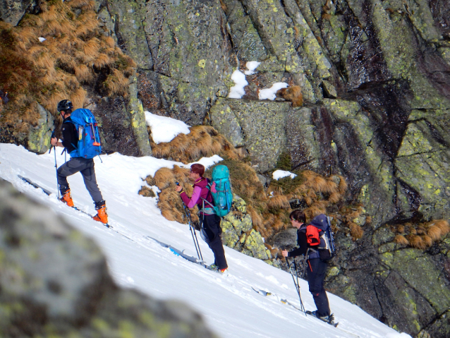 Baranie a Priečné sedlo, jarní skialpinistická klasika v Tatrách