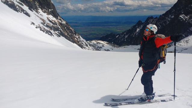 Baranie a Priečné sedlo, jarní skialpinistická klasika v Tatrách