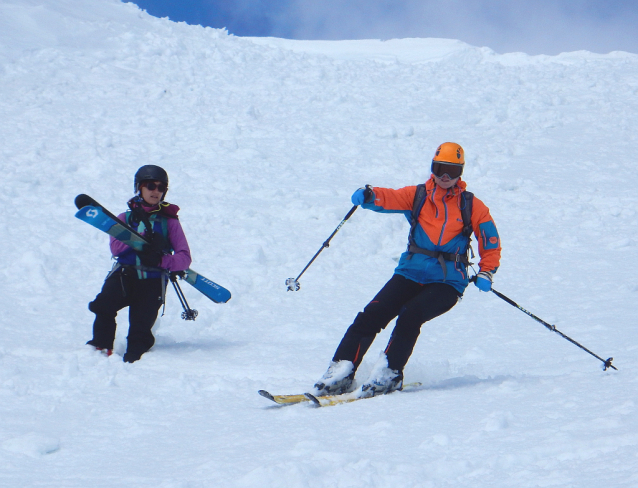 Baranie a Priečné sedlo, jarní skialpinistická klasika v Tatrách