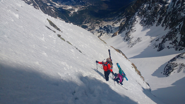 Baranie a Priečné sedlo, jarní skialpinistická klasika v Tatrách