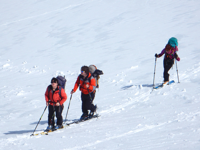 Baranie a Priečné sedlo, jarní skialpinistická klasika v Tatrách