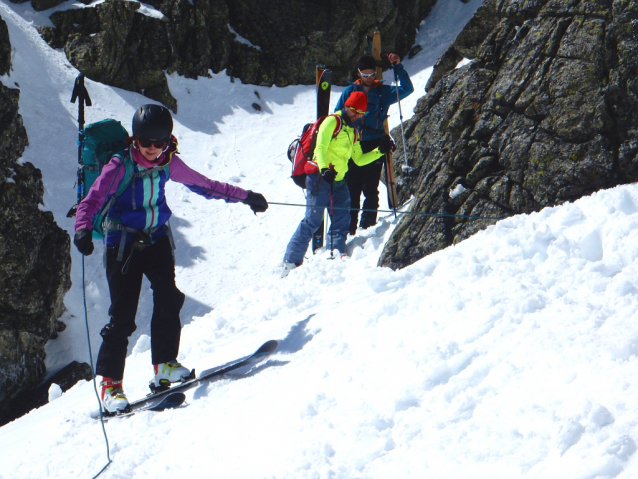 Baranie a Priečné sedlo, jarní skialpinistická klasika v Tatrách