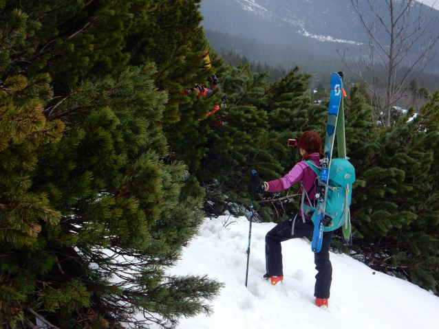 Baranie a Priečné sedlo, jarní skialpinistická klasika v Tatrách