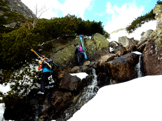 Baranie a Priečné sedlo, jarní skialpinistická klasika v Tatrách