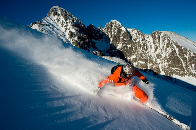 Škaredý žlab: freeride v Tatranské Lomnici