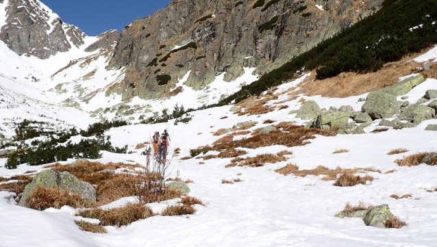 Hincovo pleso v zimě na lyžích