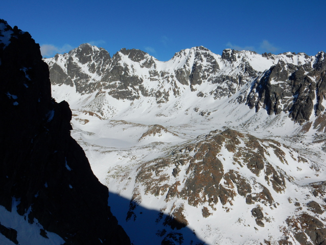 Hincovo pleso v zimě na lyžích