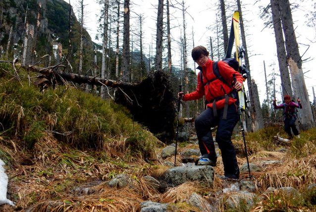 Baranie a Priečné sedlo, jarní skialpinistická klasika v Tatrách