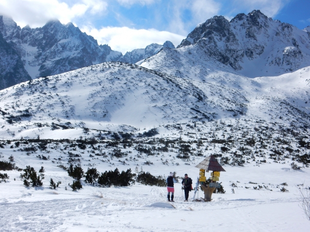 Kopské sedlo odděluje Vysoké Tatry a Belianské Tatry