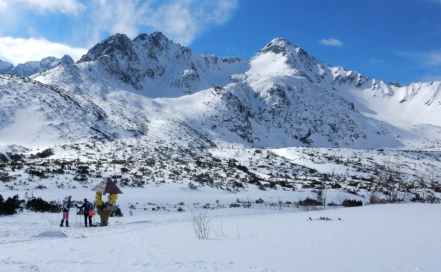 Kopské sedlo odděluje Vysoké Tatry a Belianské Tatry