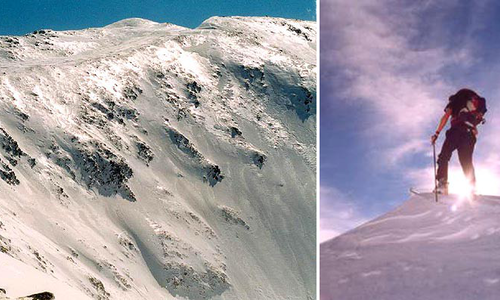 Žiarská dolina na skialpech