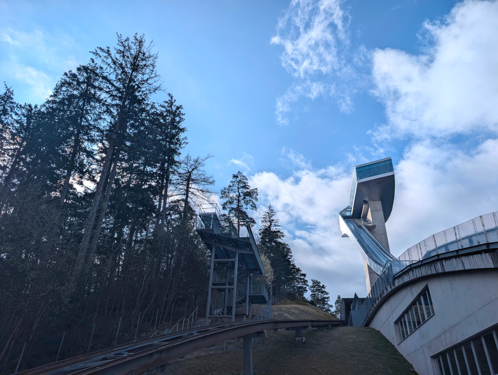 Innsbruck, Bergisel, skokanský můstek.