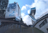 Skokanský můstek Bergisel je symbol Innsbrucku