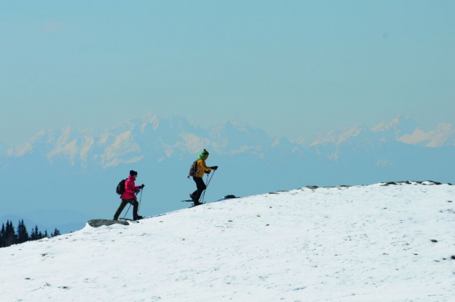 Zimní túra na Dobratsch nad Villach 