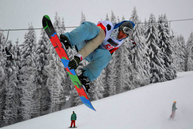 Nad Paprskem se vznášeli snowboardisté a freeskieři