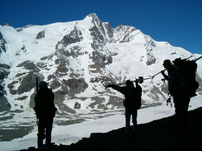 Na lyžích pod Grosssglockner na Oberwalderhütte