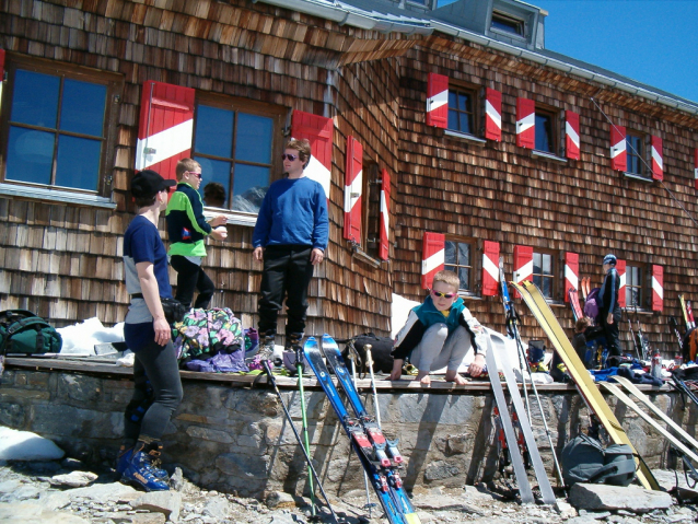 Na lyžích pod Grosssglockner na Oberwalderhütte