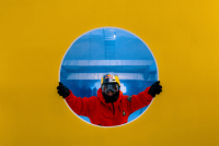 Freeski slopestyle star Tjäder wakes up in game show