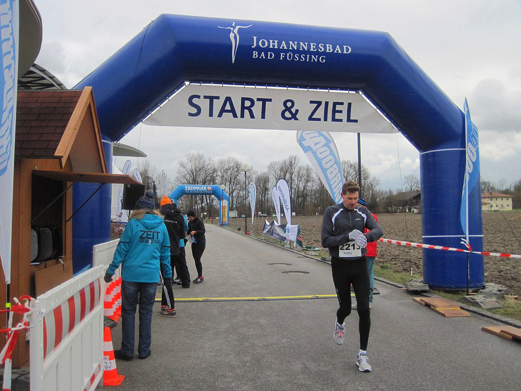 Johannesbad Thermen-Marathon 2013. Cíle bylo dosaženo, tak rychle na pivo!