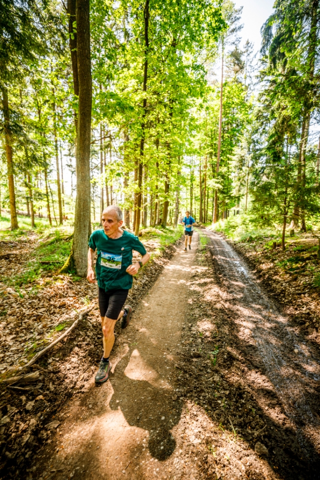 Pravý lesní trail na Brdském půlmaratonu