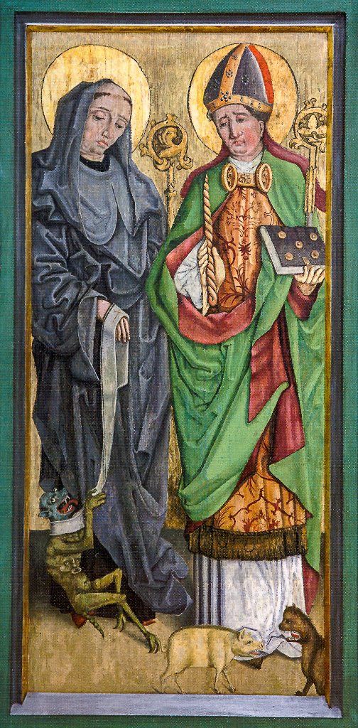 Svatý Bernard de Menthone a svatý Blažej.