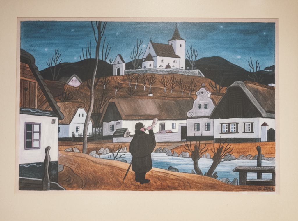 Ponocný v letní noci 1942.