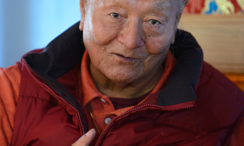 Chögyal Namkhai Norbu in Prague  Chögyal Namkhai Norbu in Prague