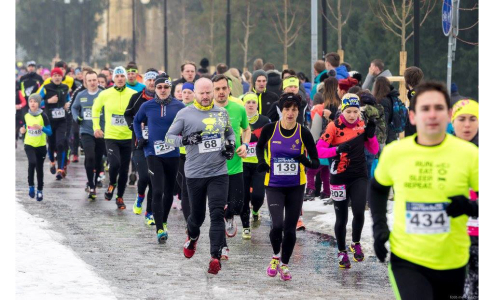 Olomoucký Winter Run se běžel na slunci