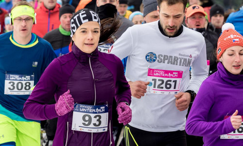 Olomoucký Winter Run se běžel na slunci