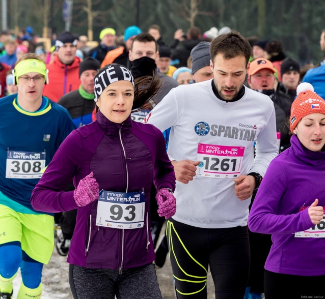 Olomoucký Winter Run se běžel na slunci