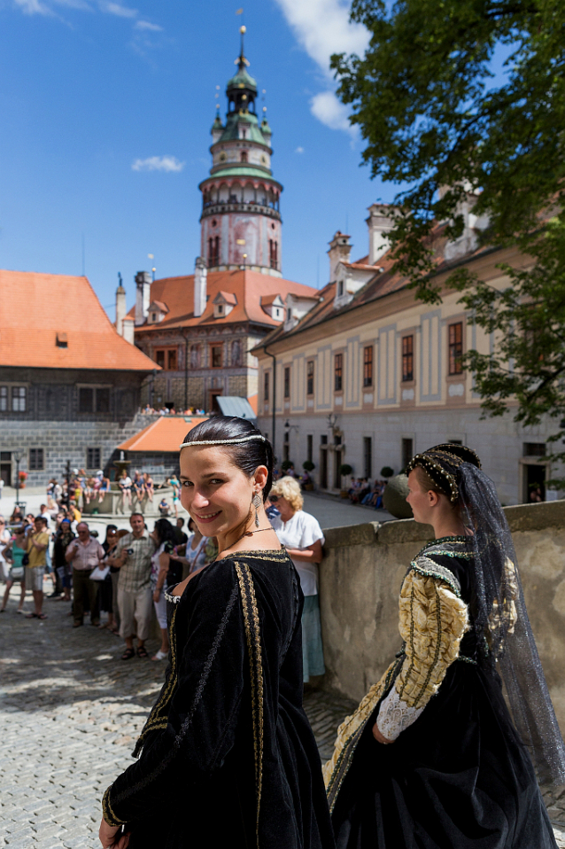 Festivalová zóna 32. ročníku Festivalu Krumlov