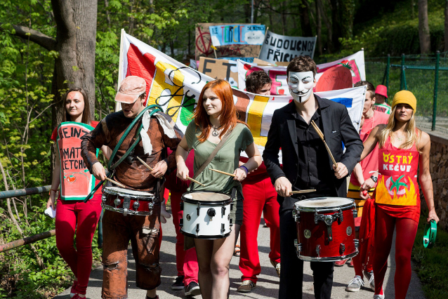 Festivalová zóna 32. ročníku Festivalu Krumlov