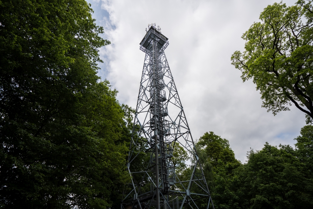 Děčín, rozhledna Janov.