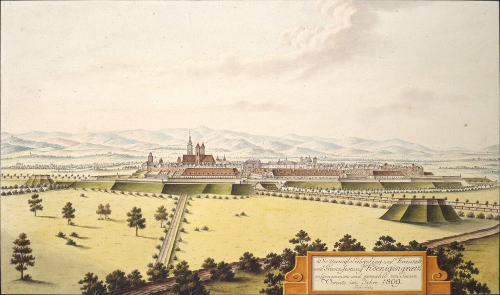 Hradec Králové roku 1809.