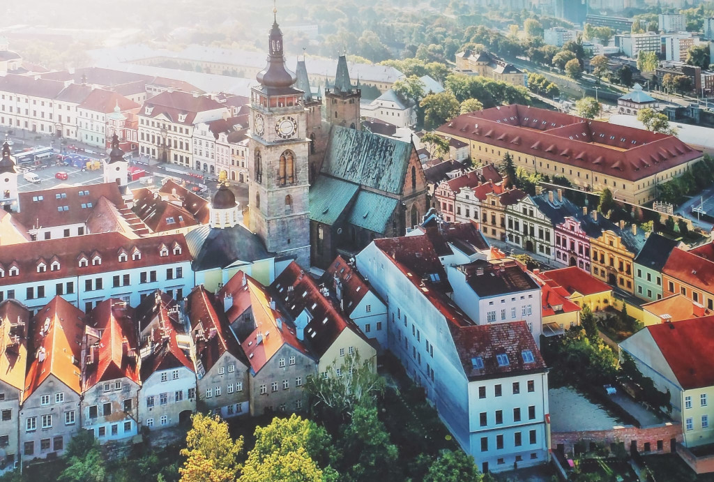 Hradec Králové, Velké náměstí.