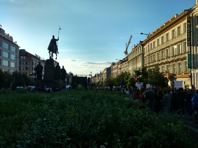 70 000 lidí na Václavském náměstí nechce Andreje Babiše