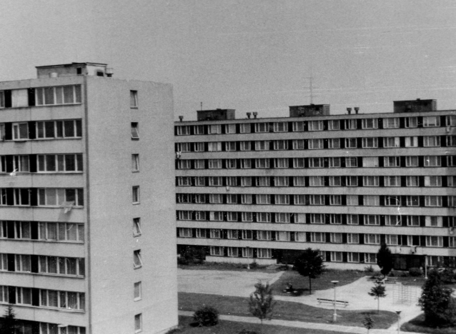 Jihlavská ulice na okraji Pankrácké pláně v Praze