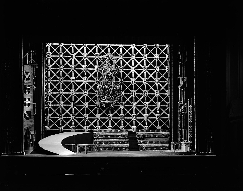 Tannhäuser, premiéra 4. dubna 1968. Scénografie v Théâtre du Capitole.