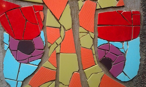 Tvář moderní mozaiky na Vinohradech