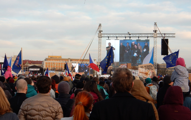 Den boje za svobodu a demokracii se slavil na Letné