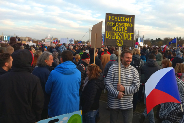 Den boje za svobodu a demokracii se slavil na Letné